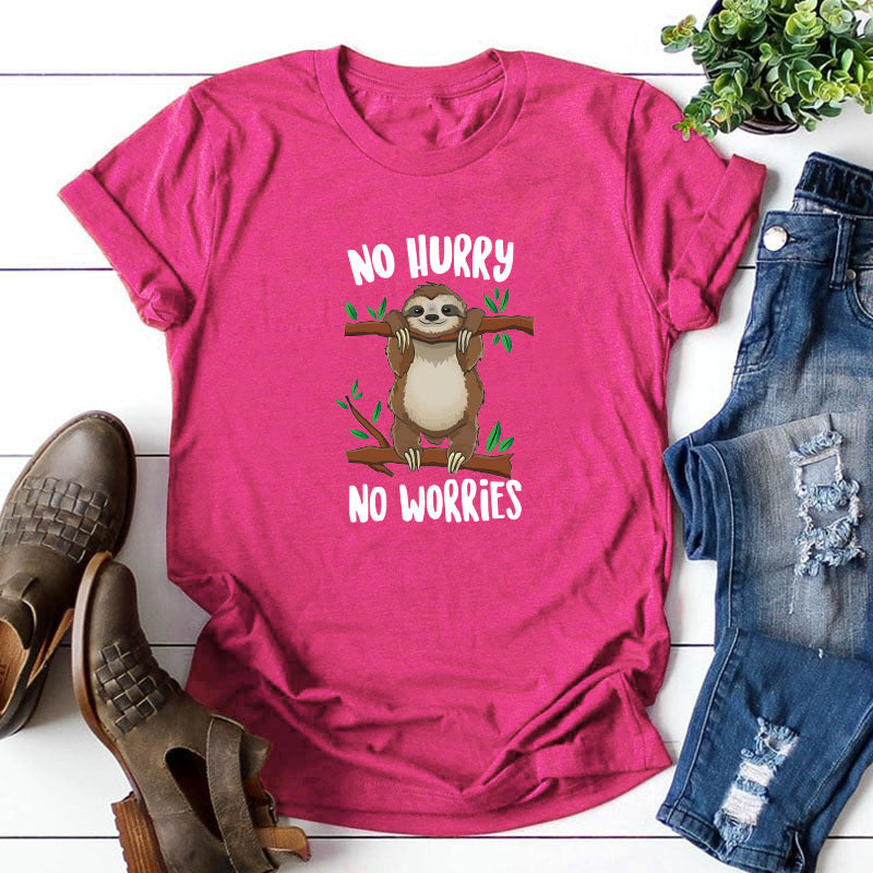 European Beauty T-shirt Hot Sale Printed T-shirt Women