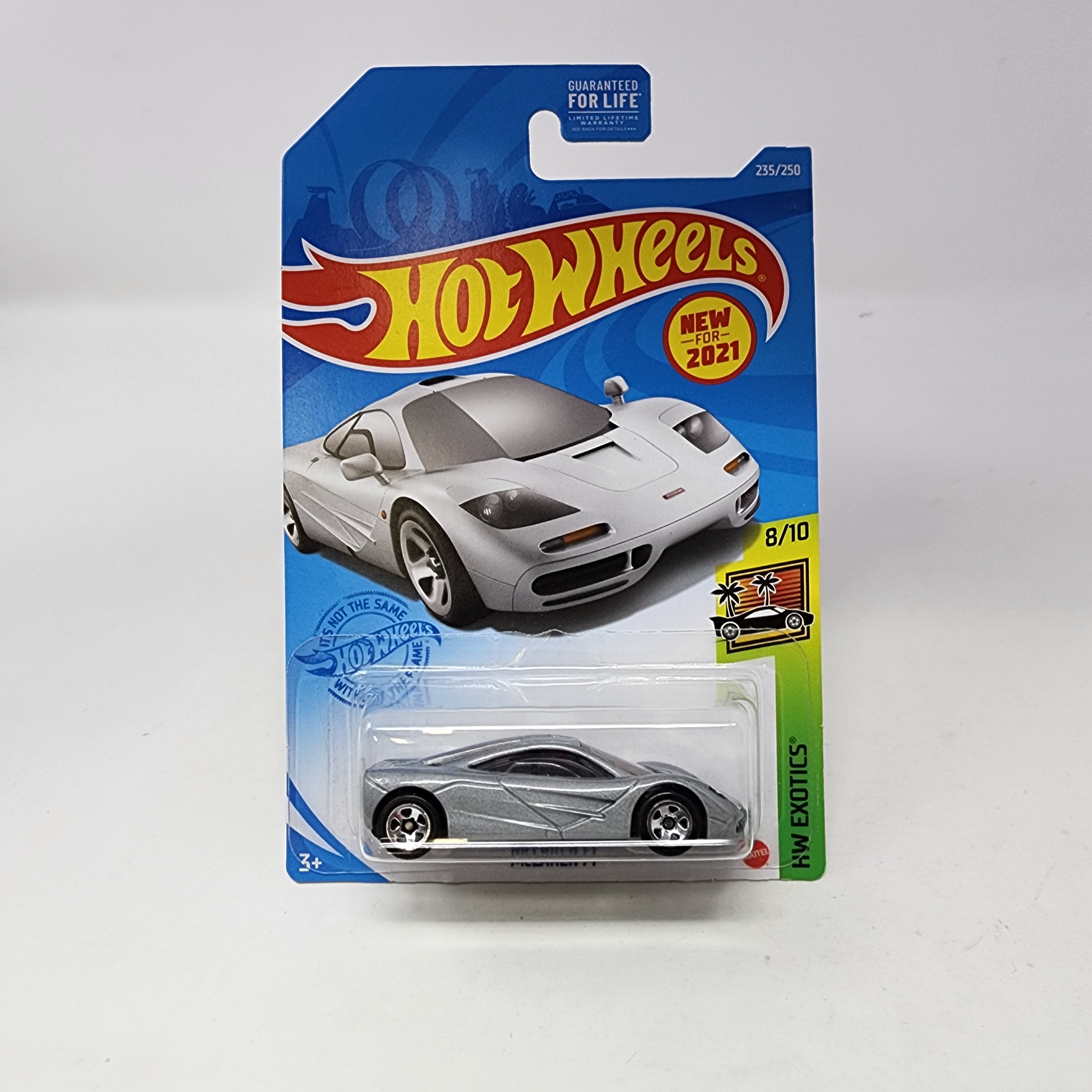 McLaren F1 #235 * Silver * Hot Wheels 2021