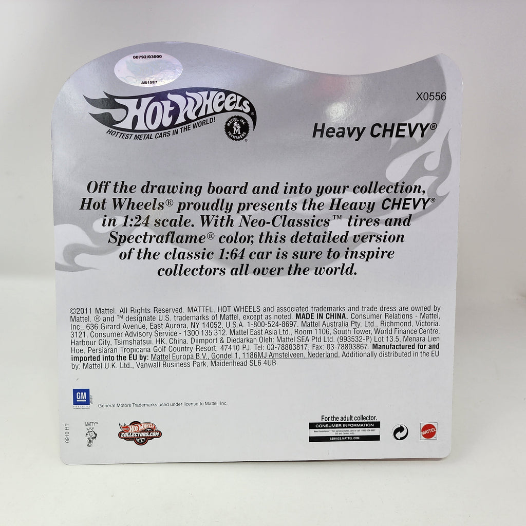 Heavy Chevy * Hot Wheels Red Line Club RLC * 1:24 Scale