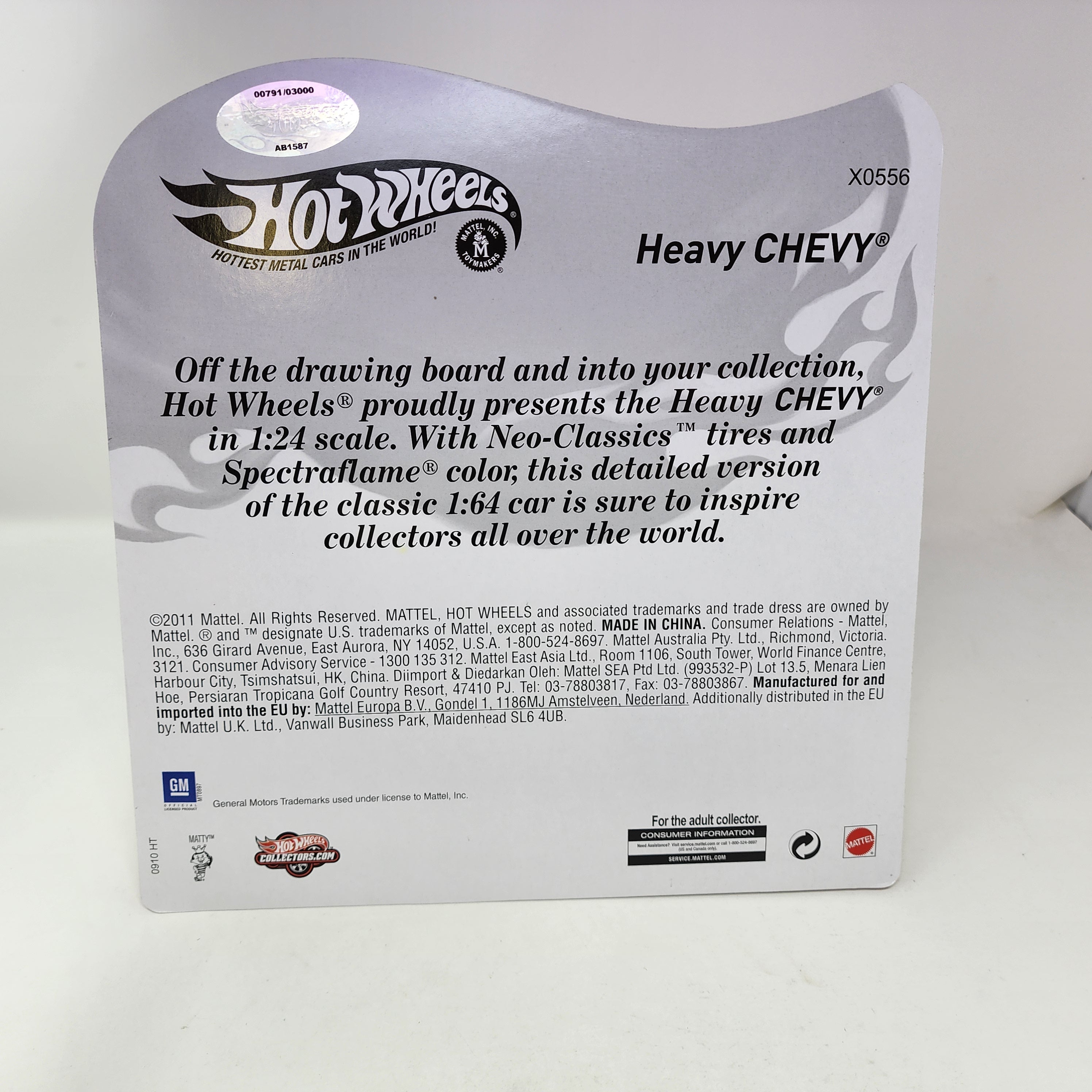 Heavy Chevy * Hot Wheels Red Line Club RLC * 1:24 Scale