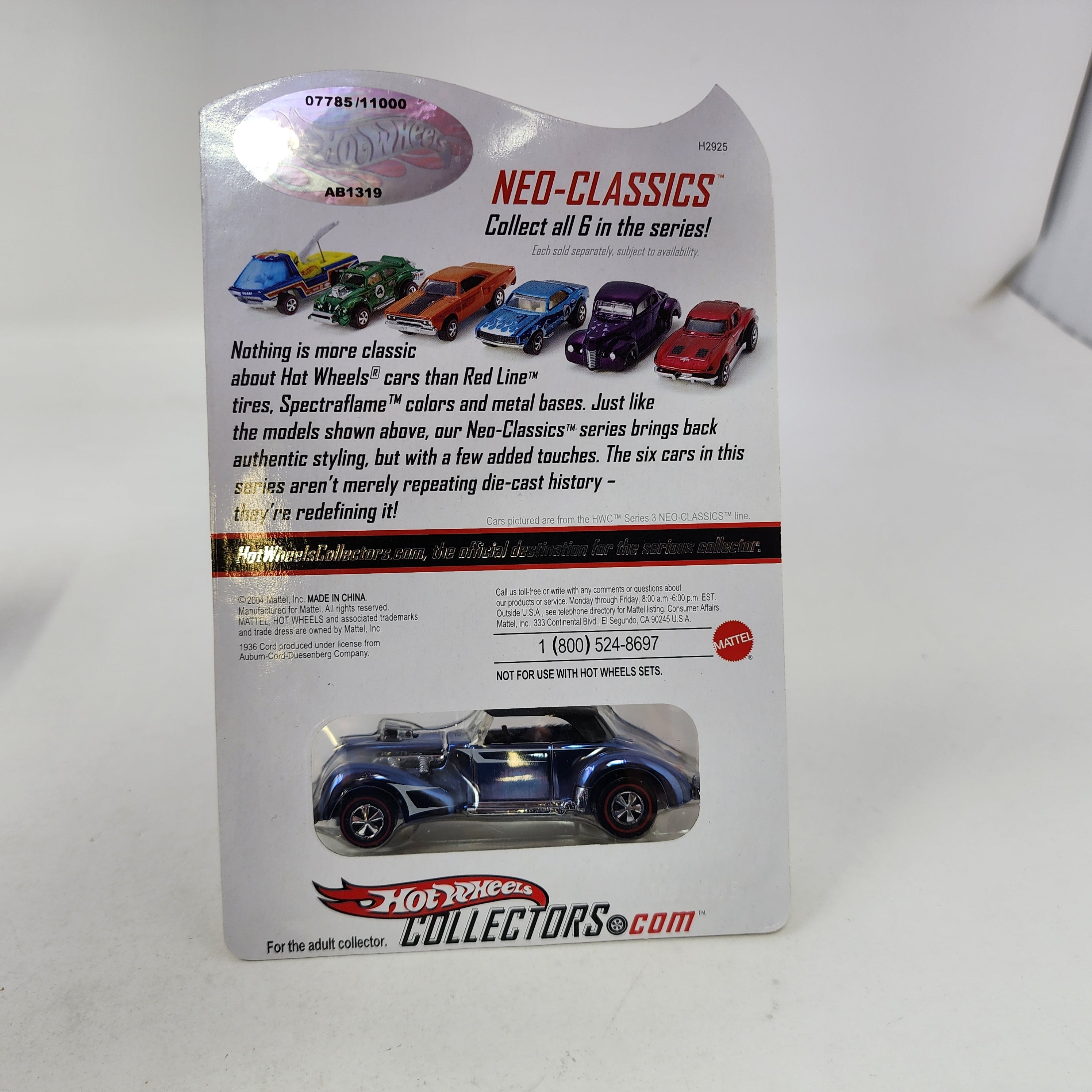 Classic Cord * Hot Wheels Red Line Club RLC Neo-Classics