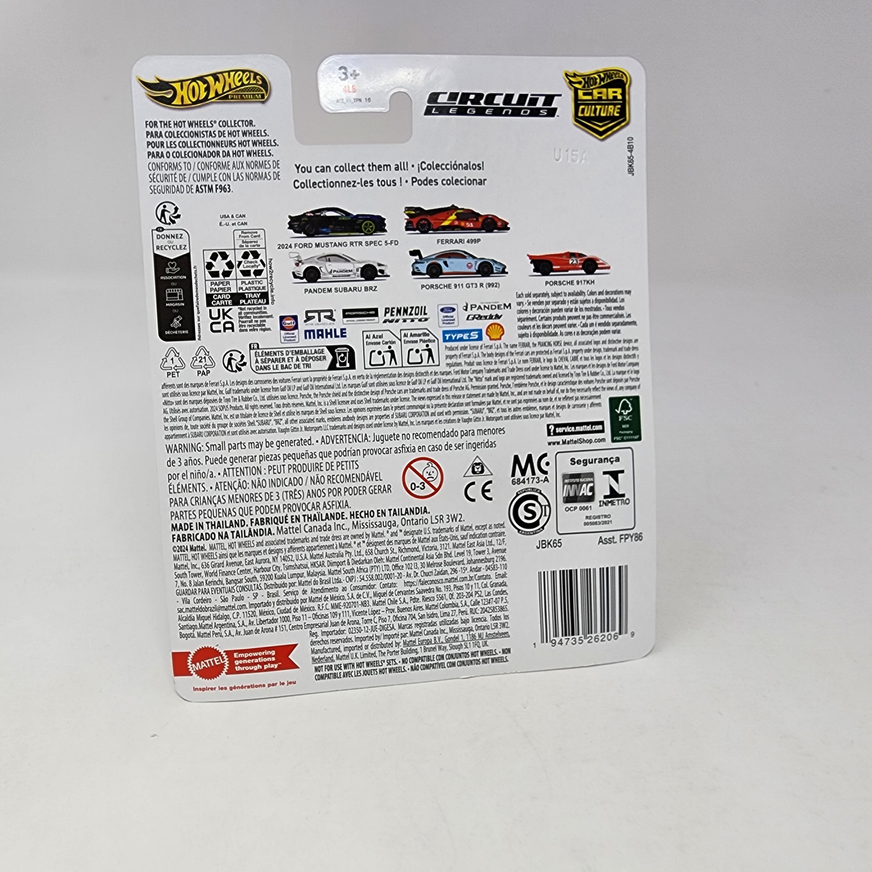 Porsche 914KH * RED * 2025 Hot Wheels Car Culture Circuit Legends Case K