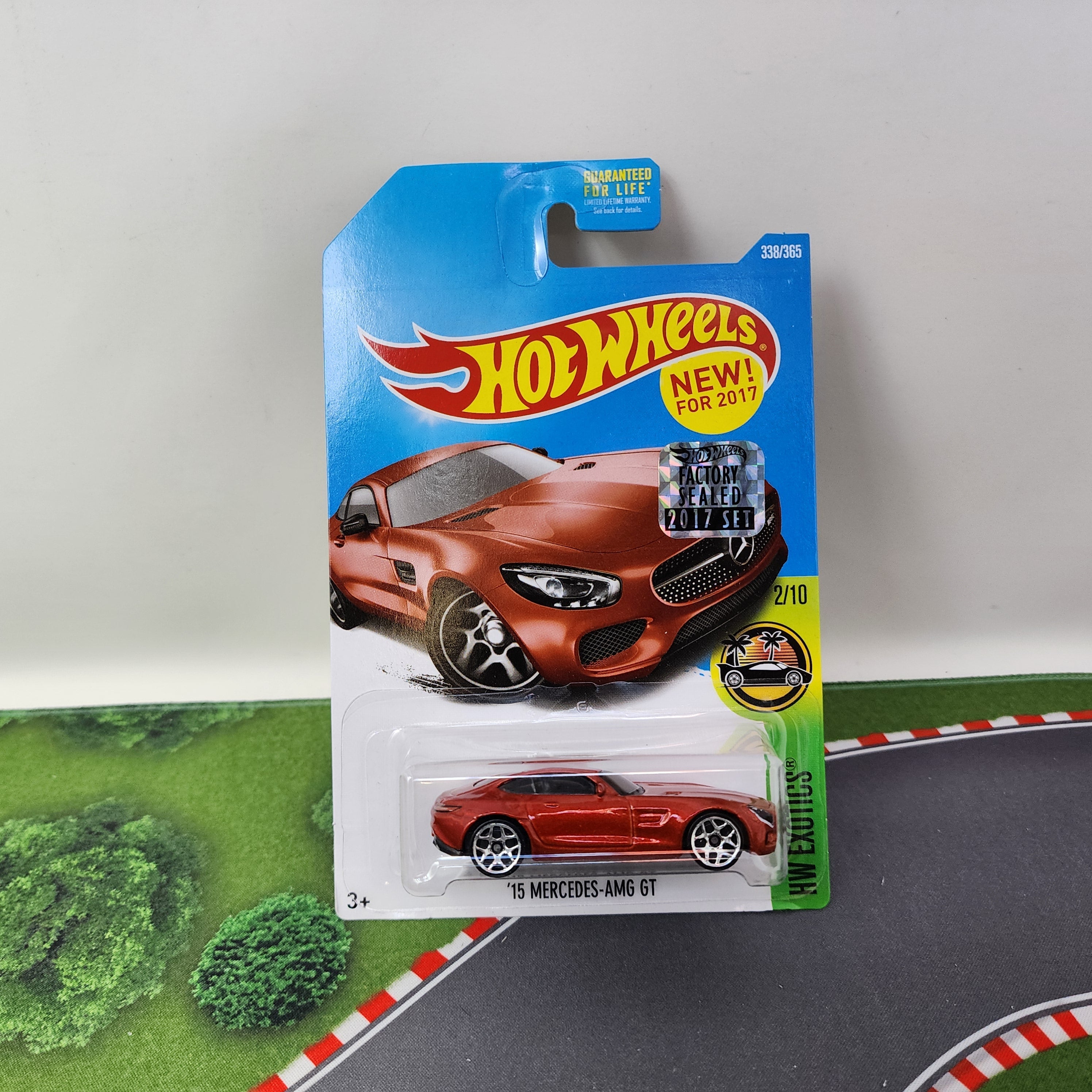 15 Mercedes-AMG GT #338 * 2017 Hot Wheels w/ Factory Holo