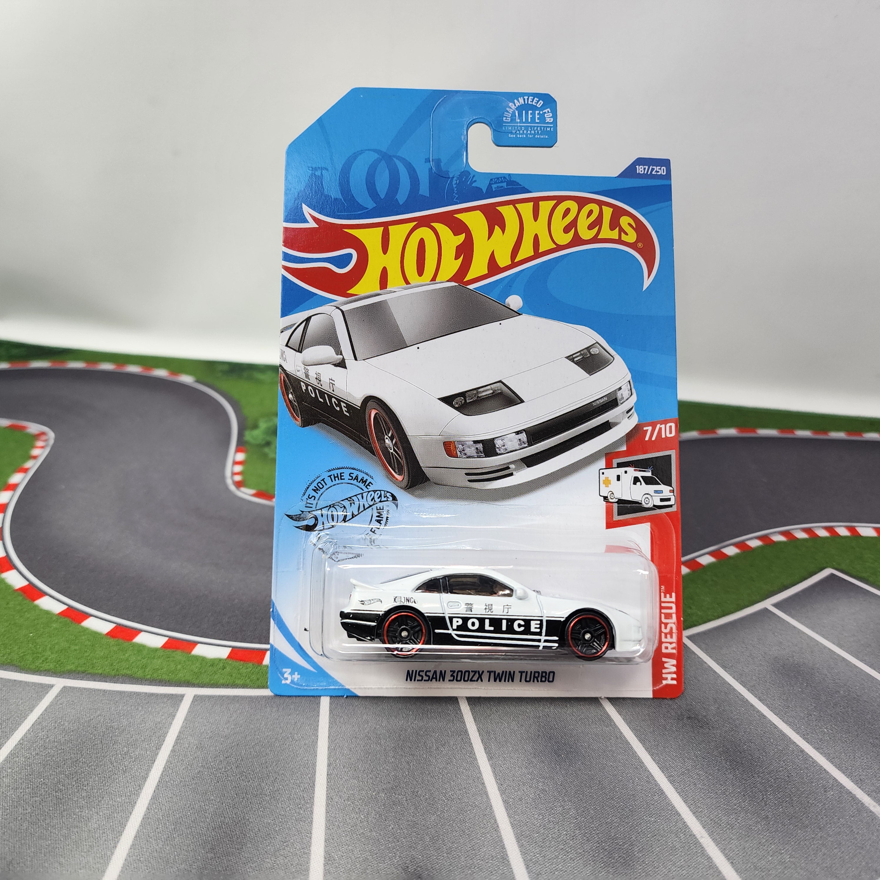 Nissan 300ZX Twin Turbo POLICE #187 * White * 2020 Hot Wheels