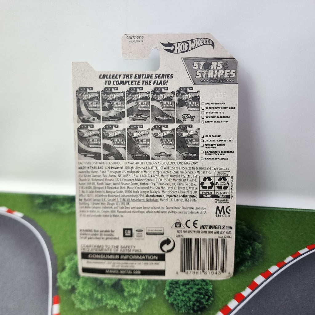 AMC Javelin AMX * White * Hot Wheels Stars & Strips