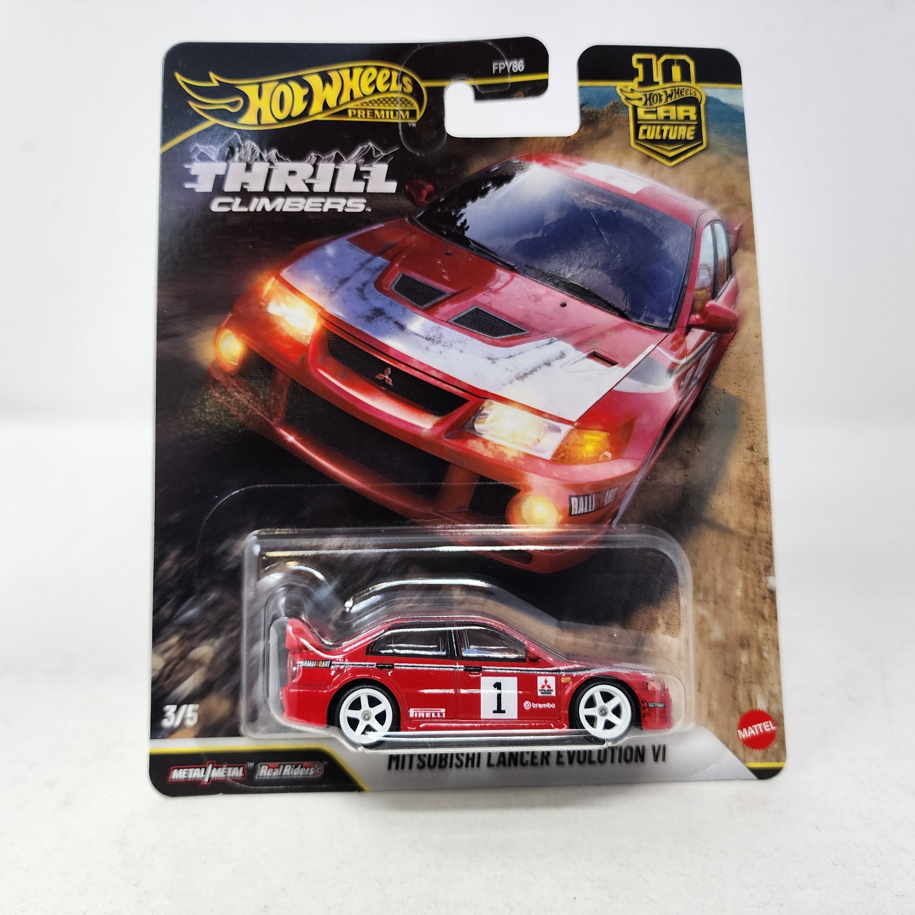 Mitsubishi Lancer Evolution VI * 2026 Hot Wheels Car Culture THRILL CLIMBERS * Case Q