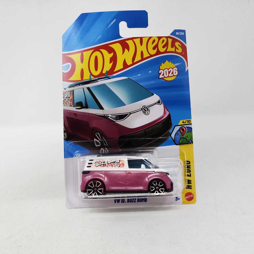 VW ID Buzz Bomb #86 * Pink * 2026 Hot Wheels Case E