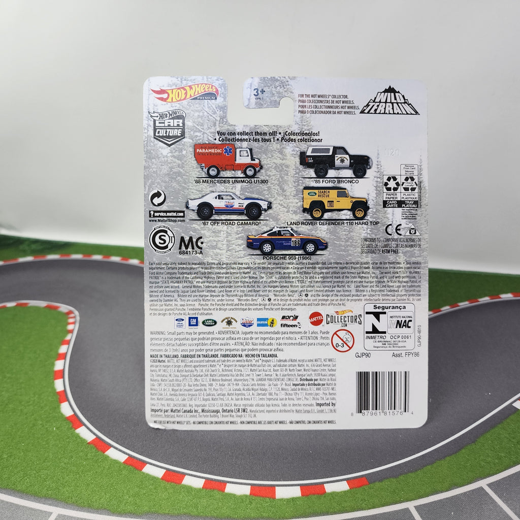 88 Mercedes Unimog U1300 * Hot Wheels Car Culture WILD TERRAIN