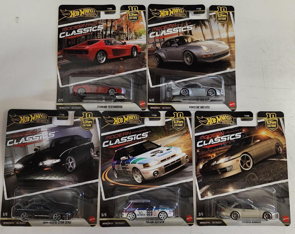 NEW! MODERN CLASSICS * 5 Car Set * 2026 Hot Wheels Car Culture Modern