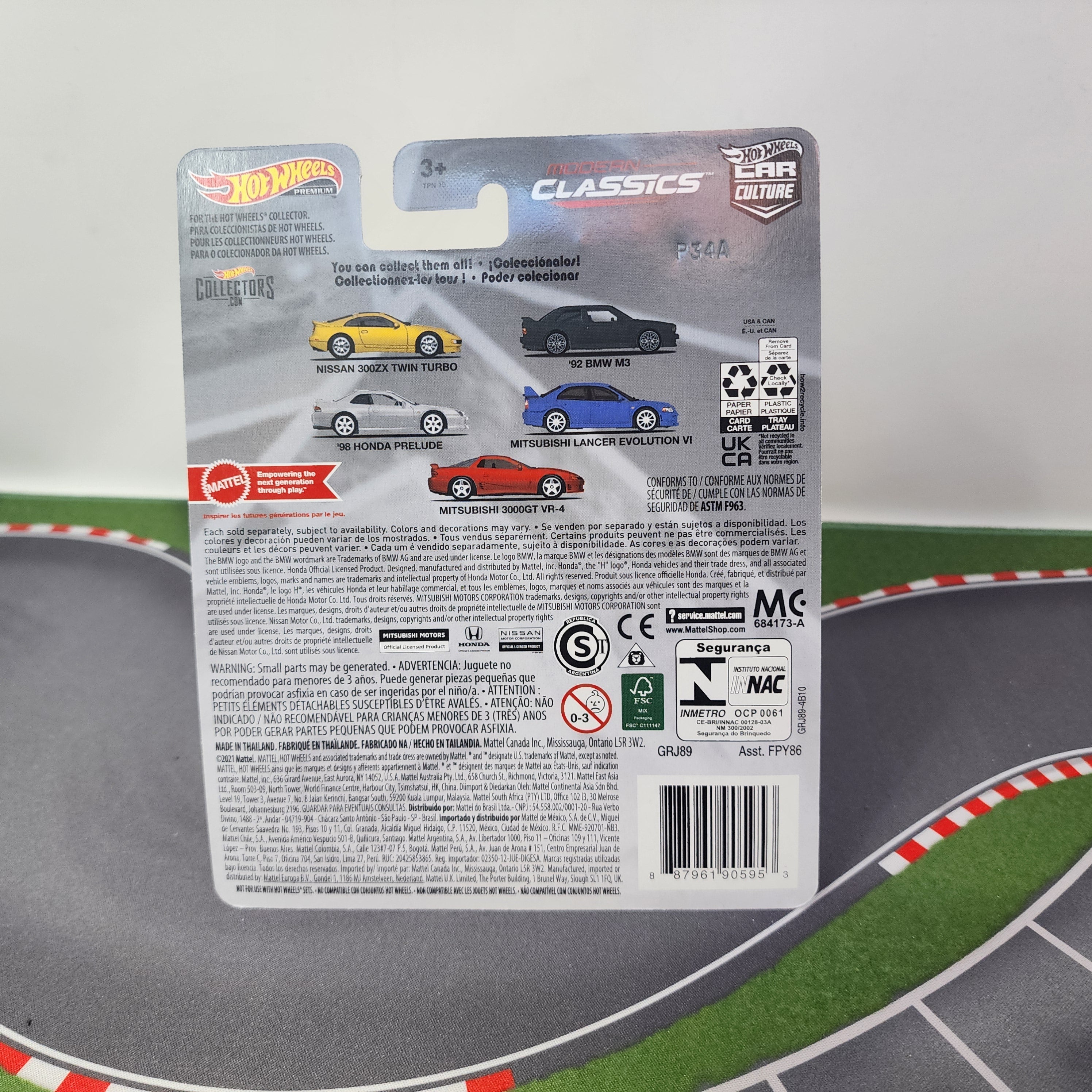 Mitsubishi Lancer Evolution VI * Blue * Hot Wheels Car Culture Modern Classics