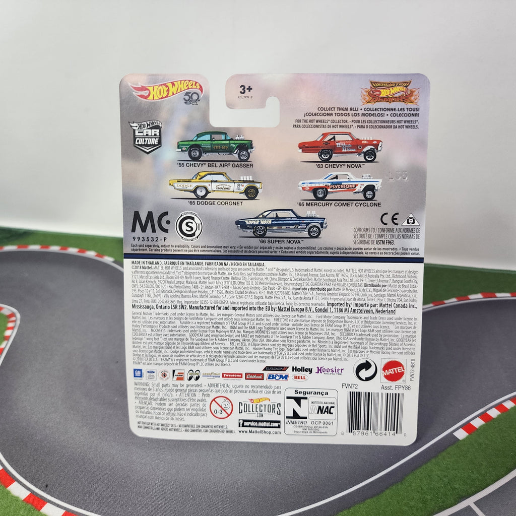 65 Dodge Coronet * Yellow * Hot Wheels Car Culture Drag Strip