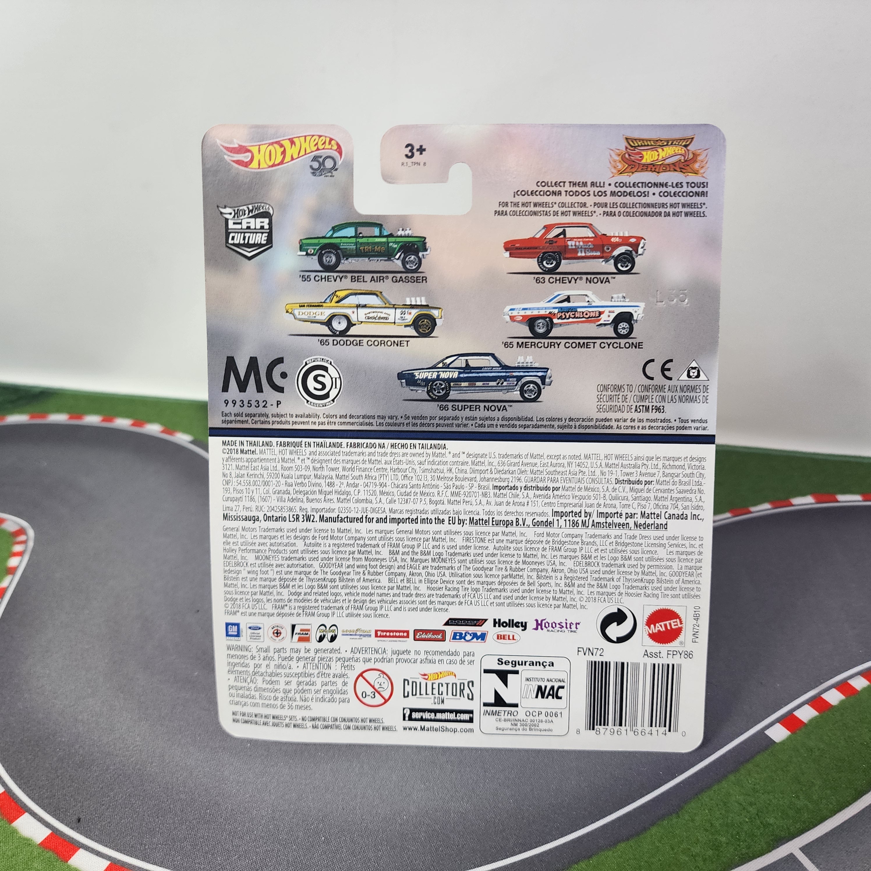 65 Dodge Coronet * Yellow * Hot Wheels Car Culture Drag Strip