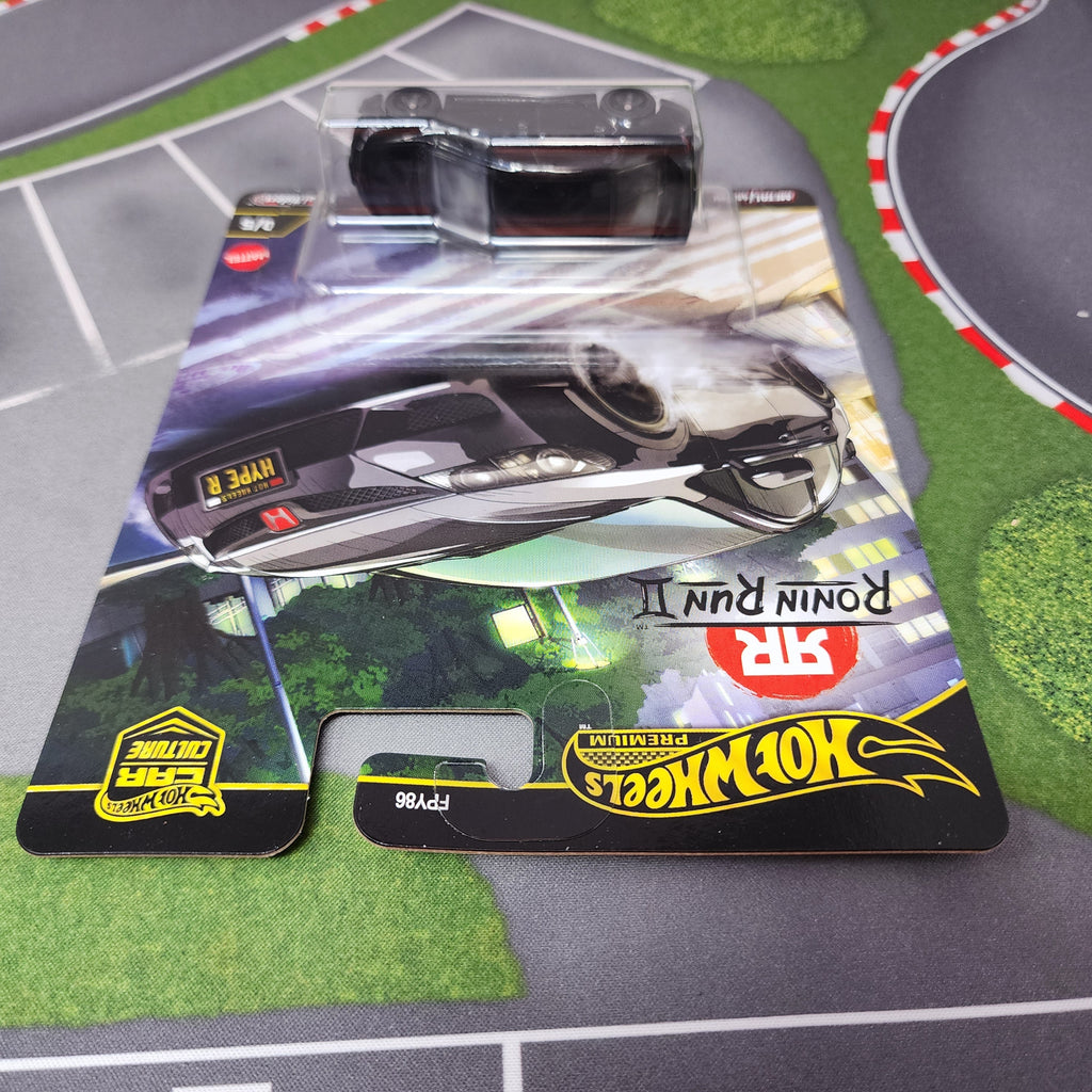 07 Honda Civic Type R 0/5 * Black CHASE * Hot Wheels Car Culture Ronin Run II