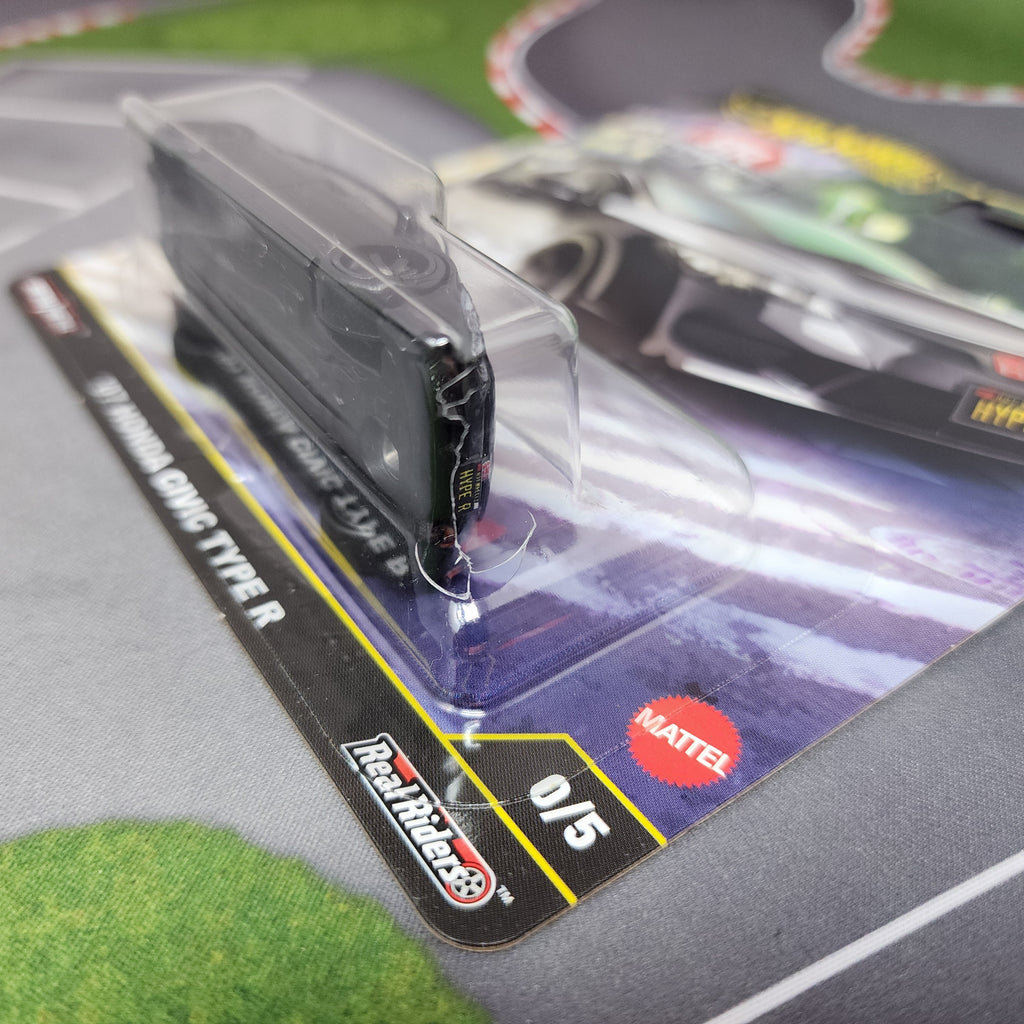 Bubble Crack * '07 Honda Civic Type R 0/5 * Black CHASE * Hot Wheels Car Culture Ronin Run II