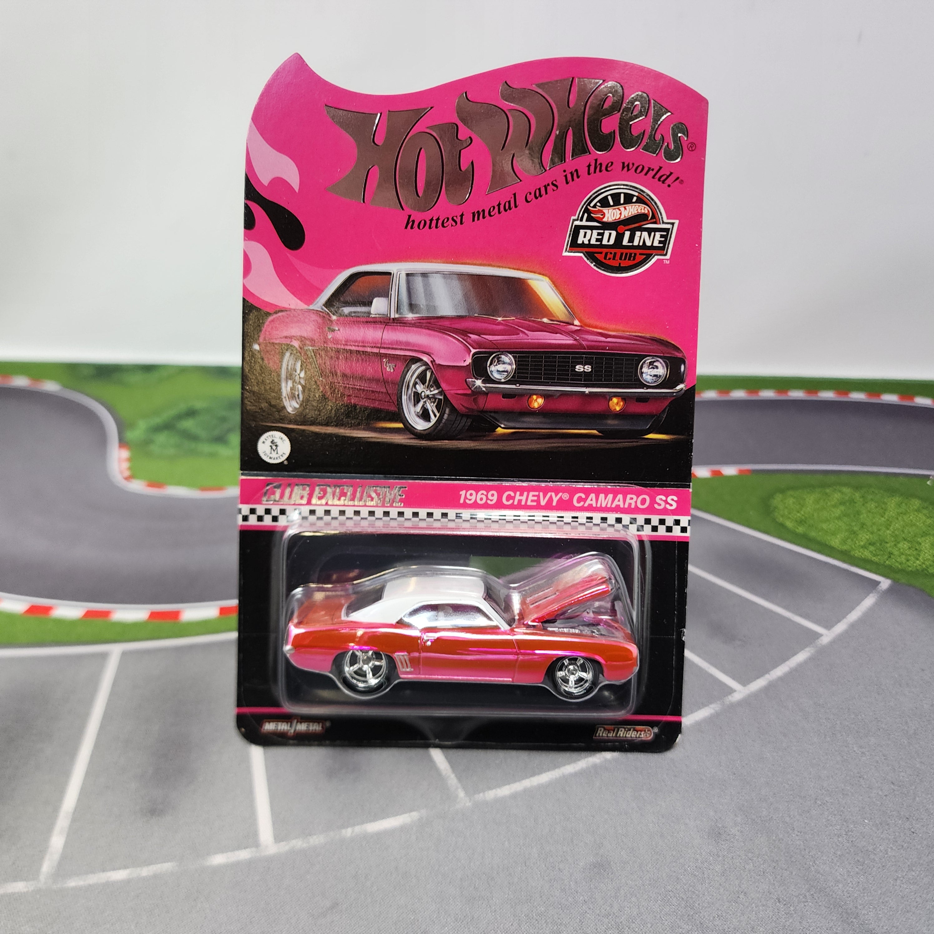 1969 chevy Camaro SS Pink * Hot Wheels Red Line Club RLC