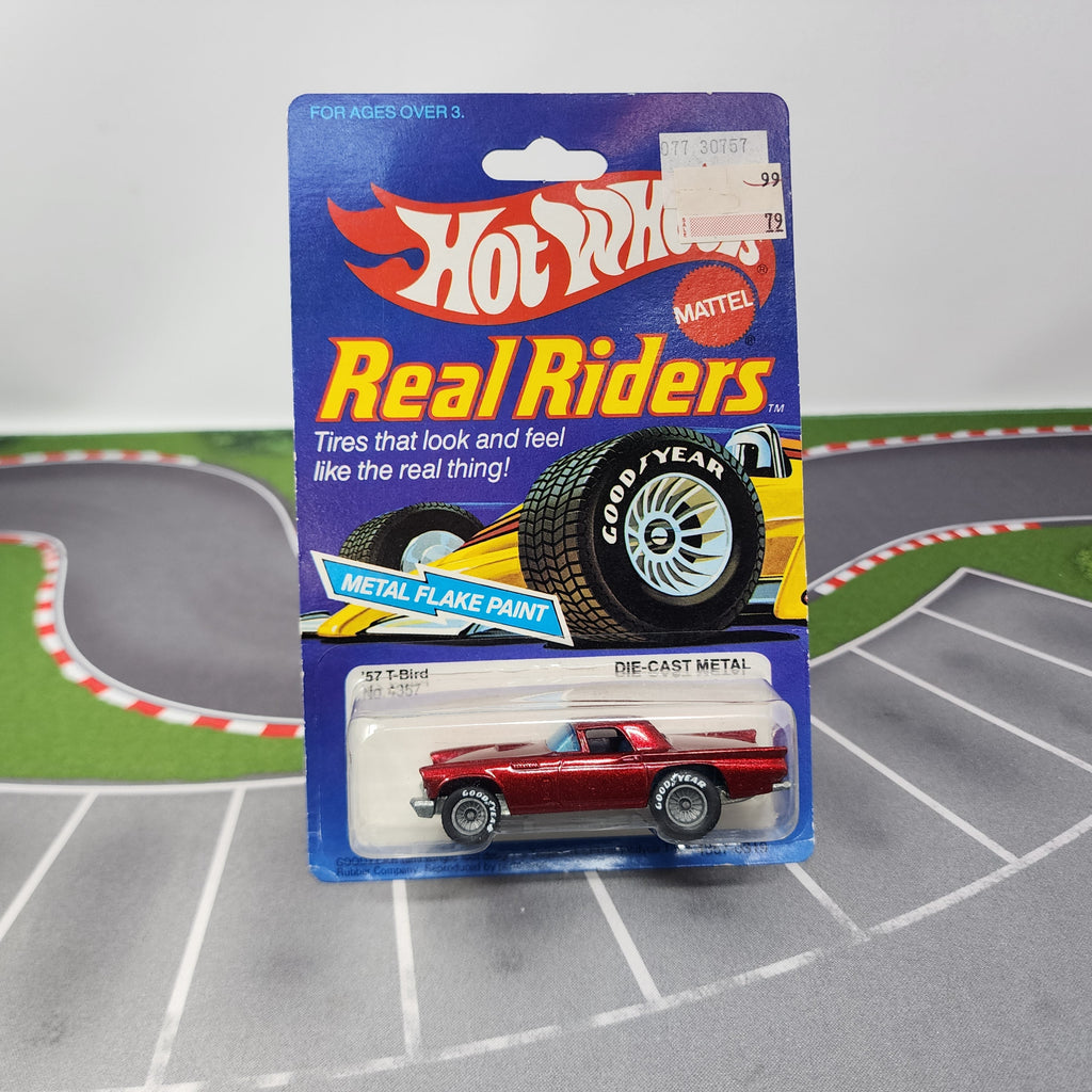 57 T-Bird 4357 * Hot Wheels Real Riders 1982 Malaysia