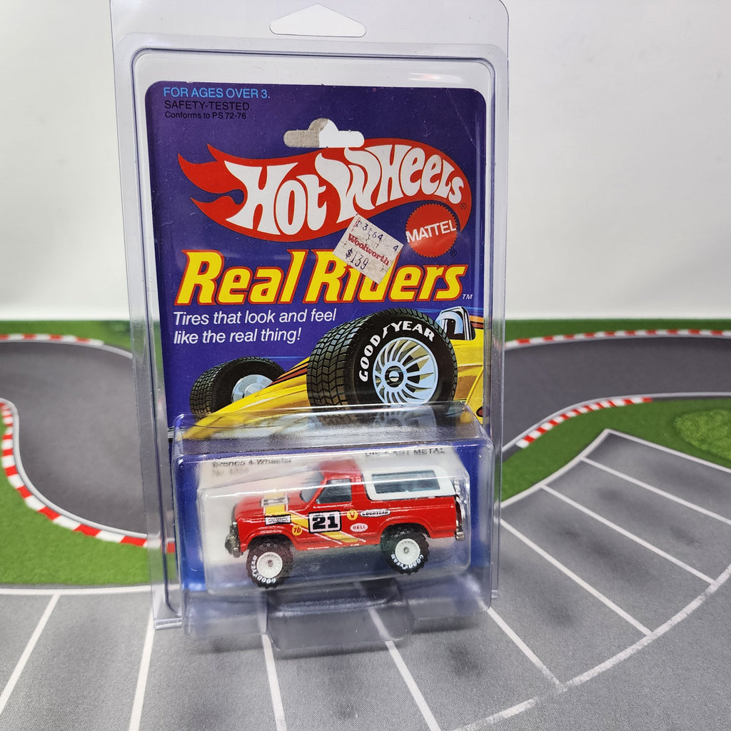 Bronco 4-Wheeler 4355 * Hot Wheels Real Riders 1982 Malaysia