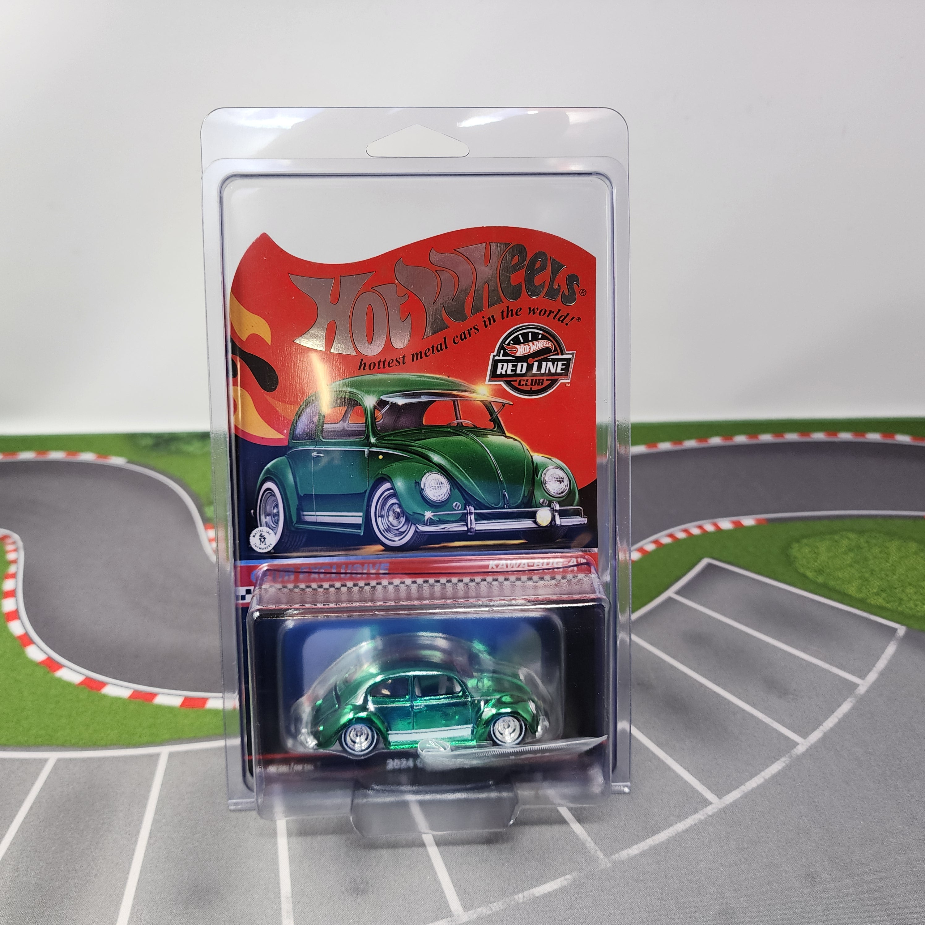 Kawa-Bug-A Club Car w/ Button & Patch * Hot Wheels Red Line Club RLC