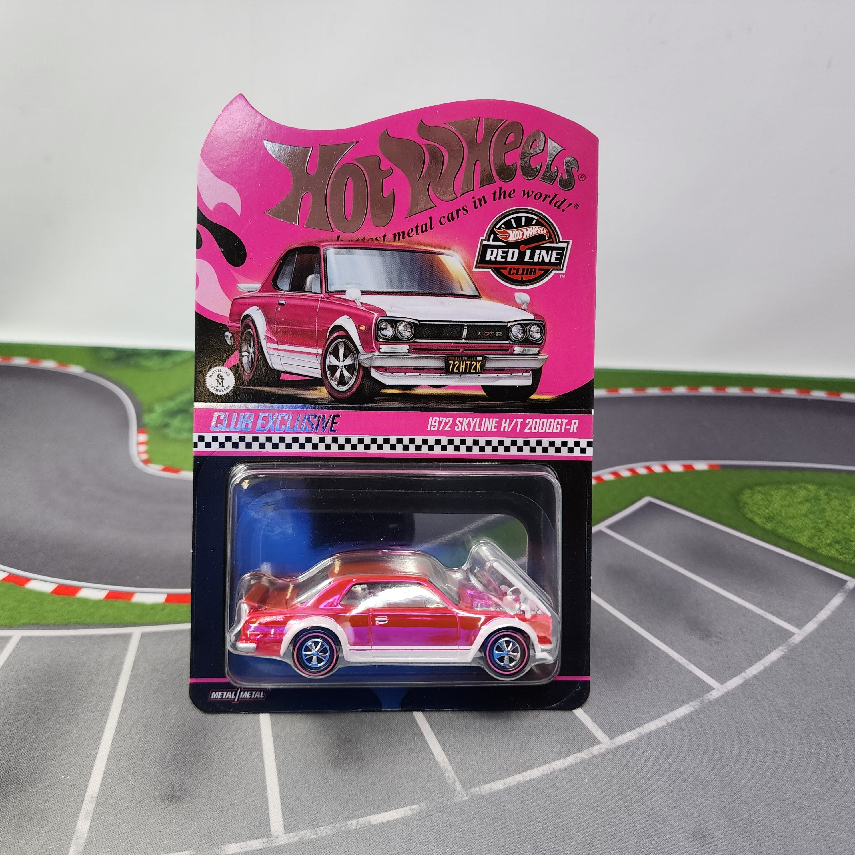 1972 Skyline H/T 2000GT-R * PINK * Hot Wheels Red Line Club RLC