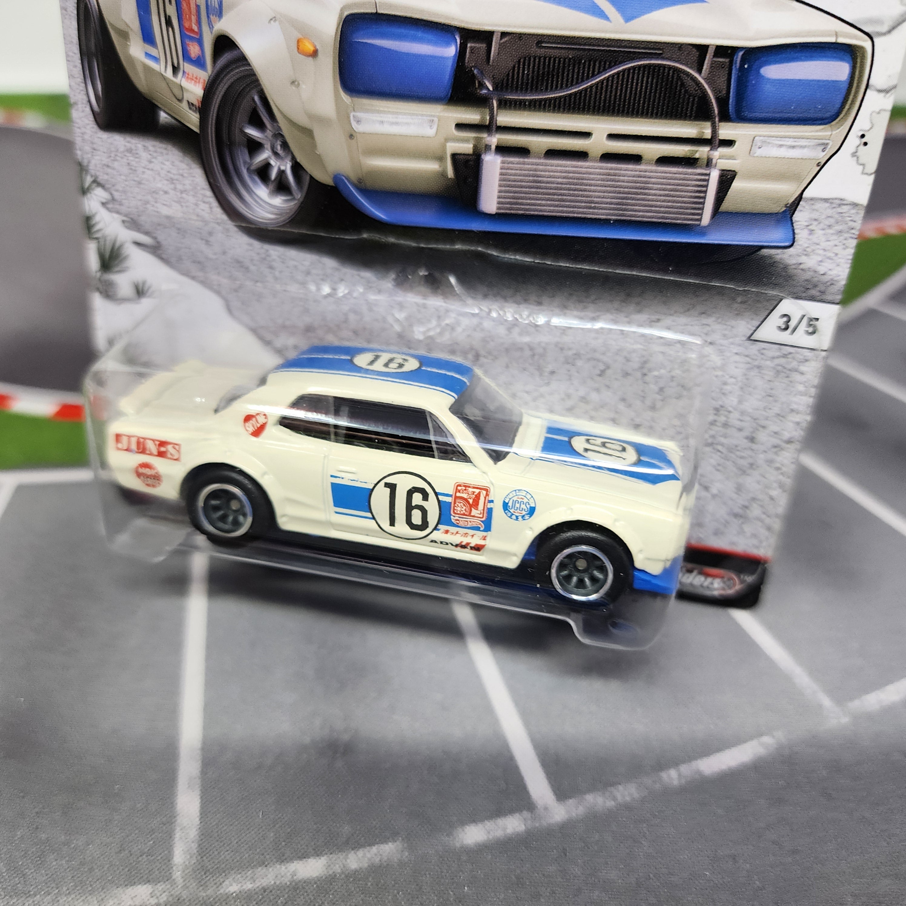 Nissan Skyline HT 2000GT-X w/ Roll Cage * Hot Wheels Japan Historics Car Culture
