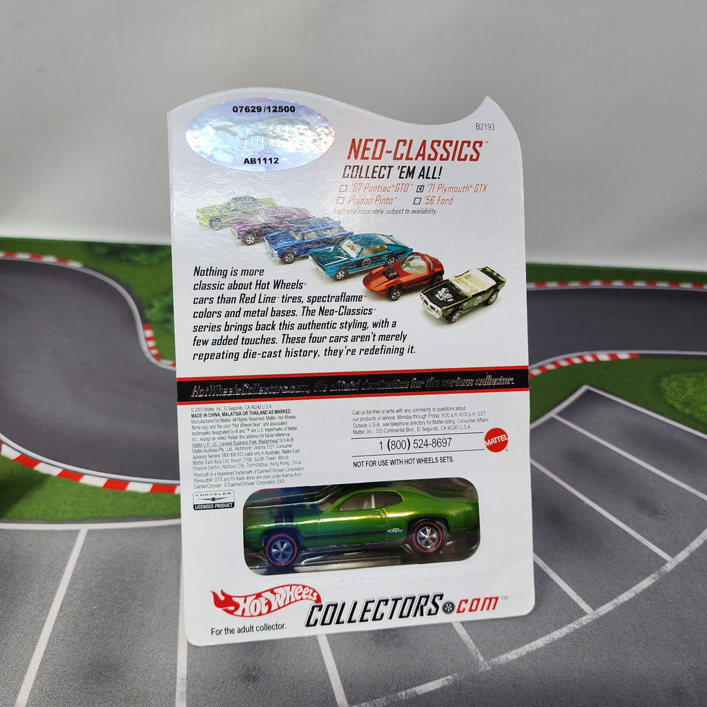 71 Plymouth GTX Neo-Classics * Hot Wheels Red Line Club RLC