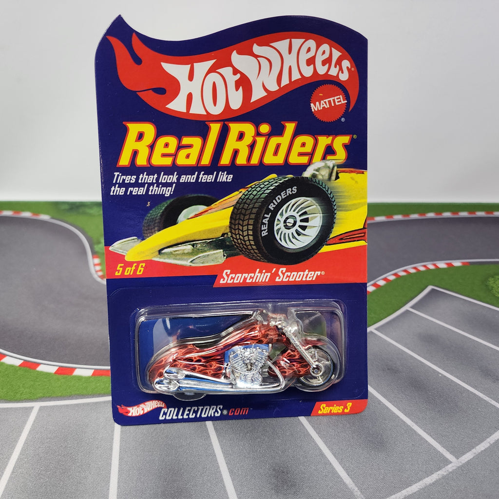 Scorchin Scooter Real Riders * Hot Wheels Red Line Club RLC
