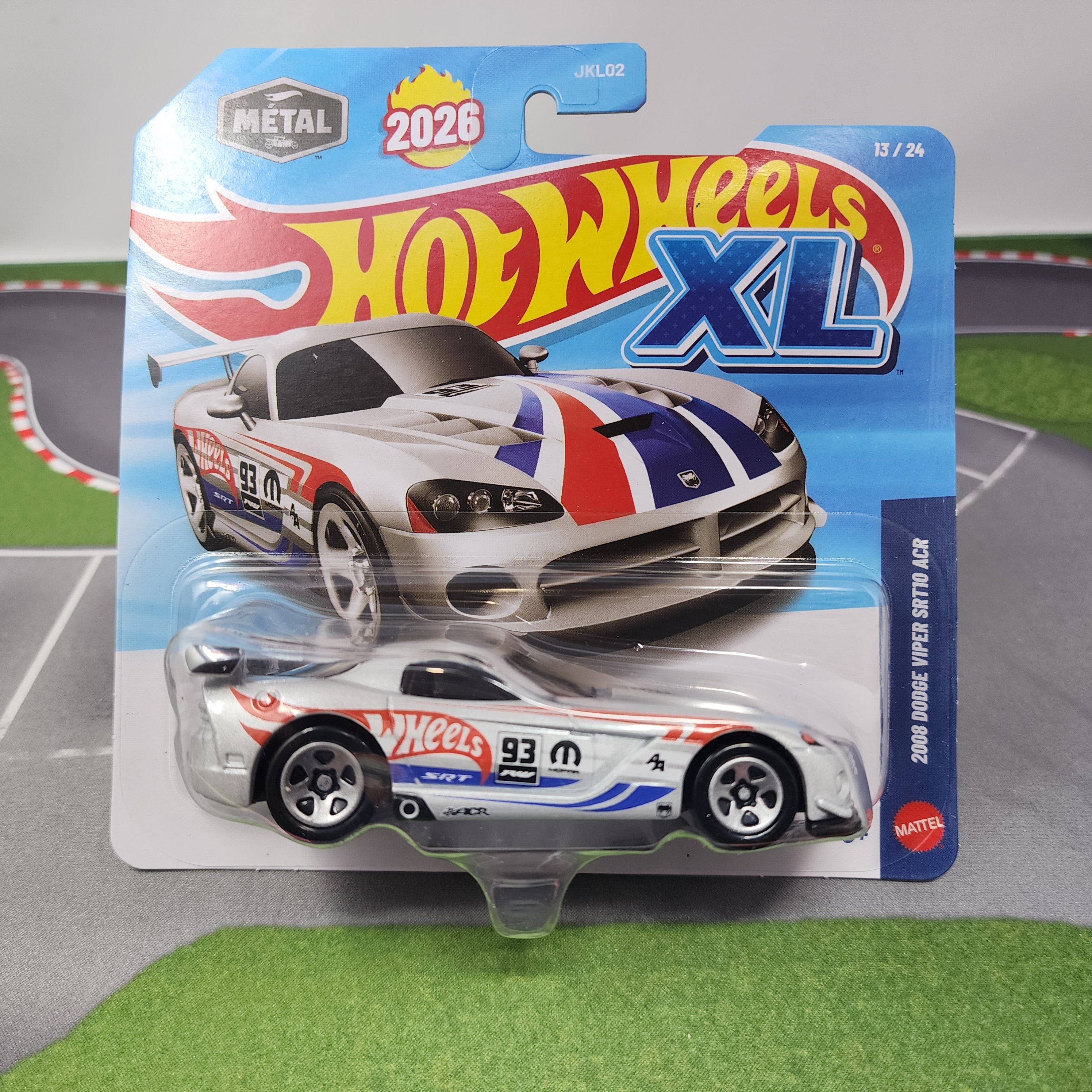 2008 Dodge Viper SRT10 ACR #13/24 * 2026 Hot Wheels XL 1:43 Scale * New Case C