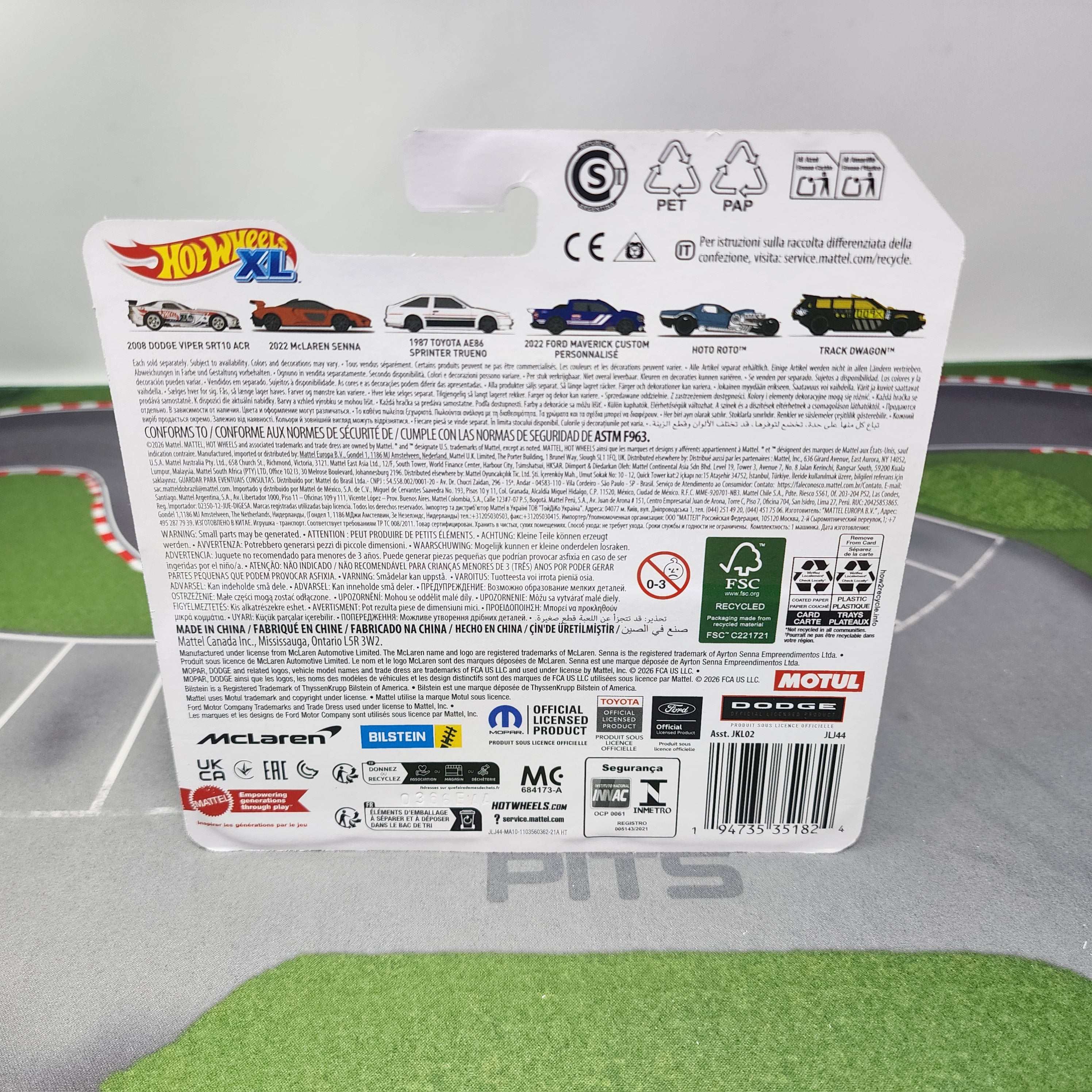 Hoto Roto #17/24 * 2026 Hot Wheels XL 1:43 Scale * New Case C