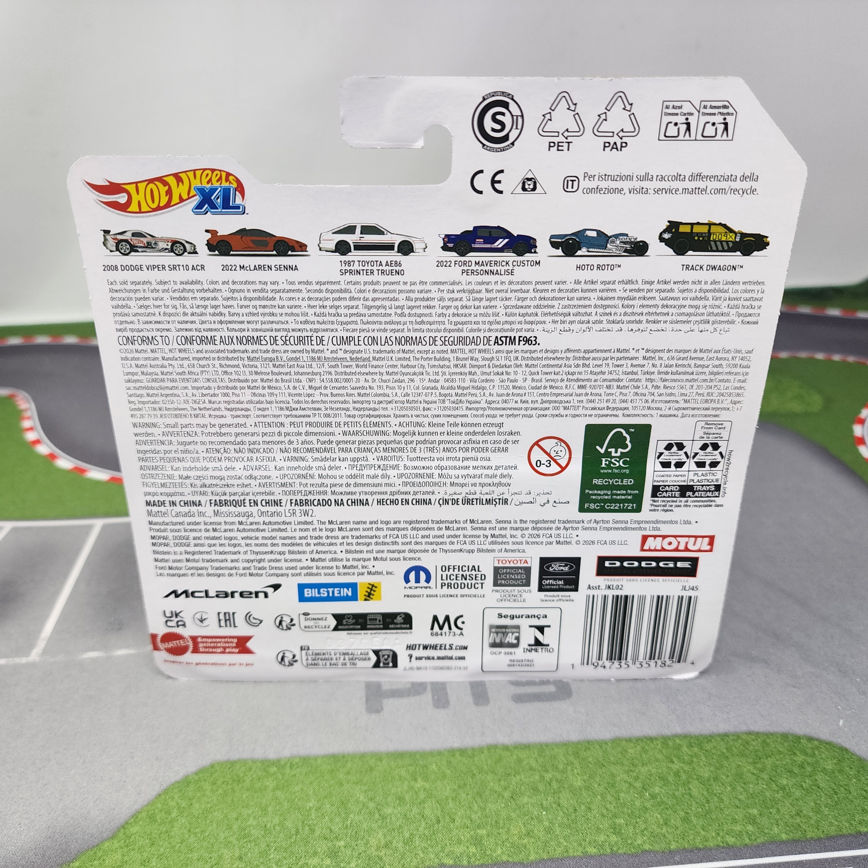Track Dwagon #18/24 * 2026 Hot Wheels XL 1:43 Scale * New Case C