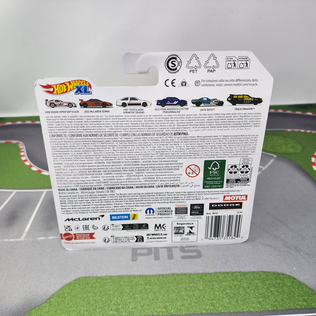 2022 McLaren Senna #14/24 * 2026 Hot Wheels XL 1:43 Scale * New Case C