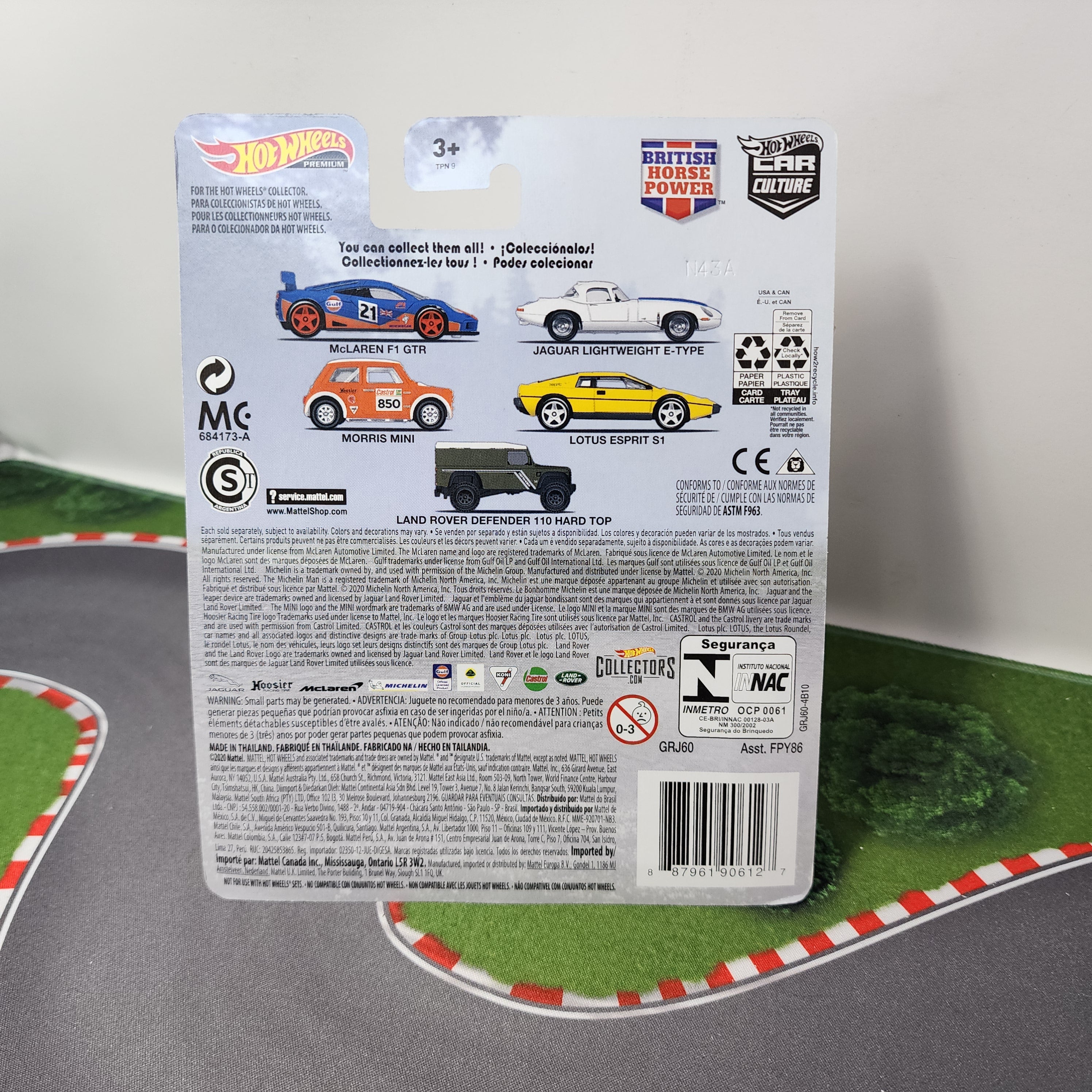 Jaguar Lightweight E-Type #2 * Hot Wheels Car Culture British Horse Power