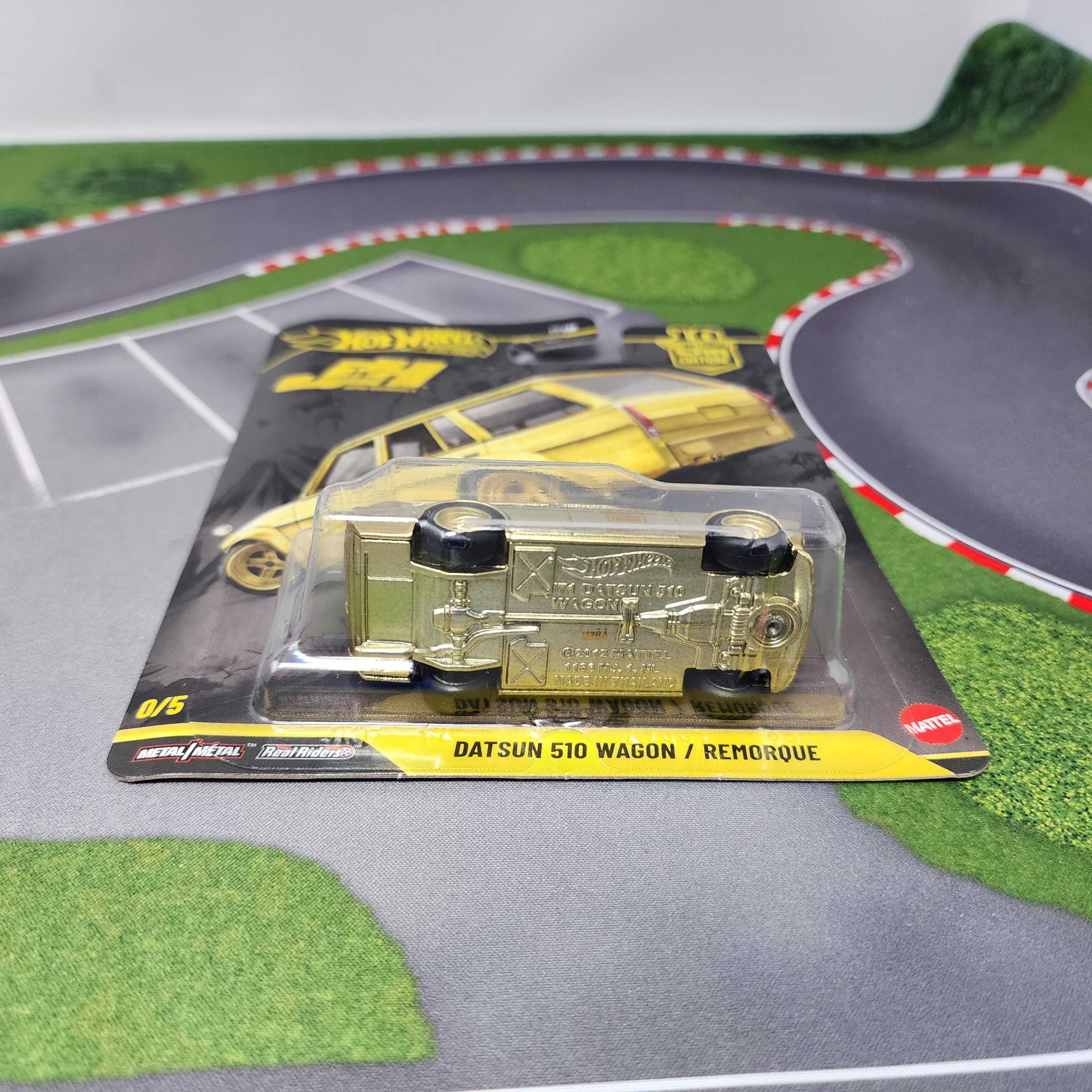 Datsun 510 Wagon * GOLD CHASE * Hot Wheels Car Culture Japan 5 * BAD CARD