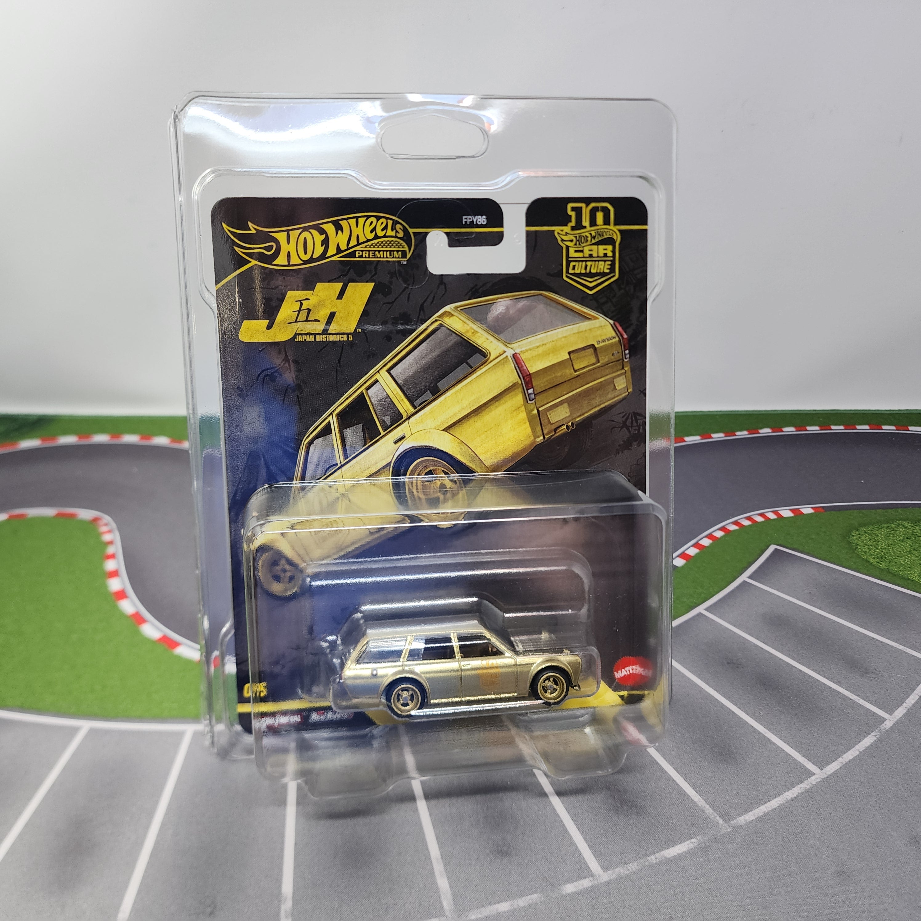 Datsun 510 Wagon * GOLD CHASE * Hot Wheels Car Culture Japan 5 * BAD CARD