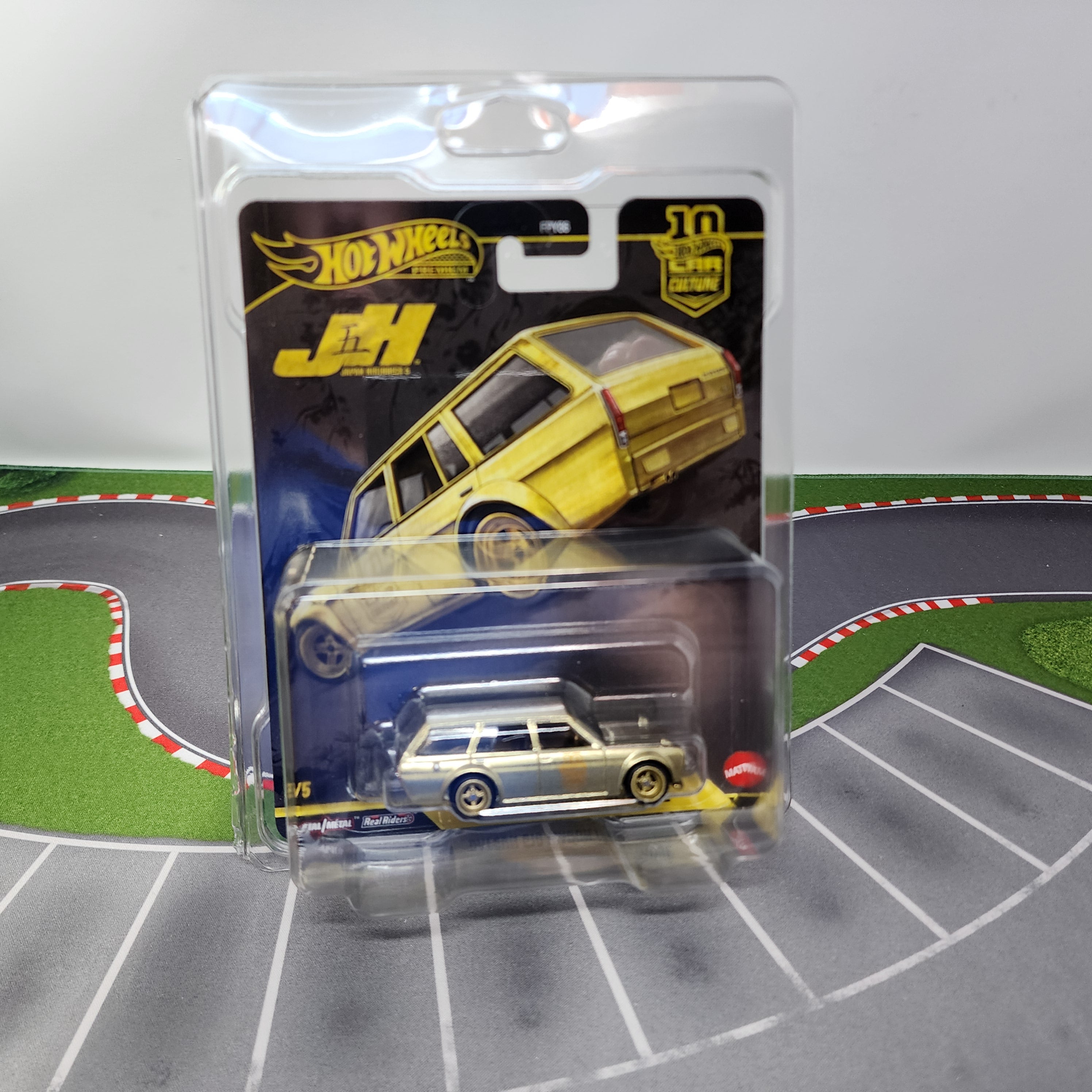Datsun 510 Wagon * GOLD CHASE * Hot Wheels Car Culture Japan Historics 5