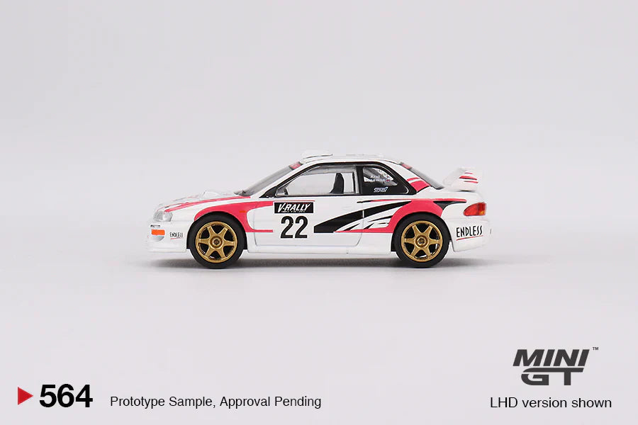 MINIGT 1:64 Subaru Impreza WRC98 1999 Rally Tour de Corse #22