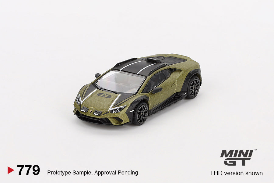 MINI GT 1:64 Lamborghini Hurac谩n Sterrato in Verde Gea Matt