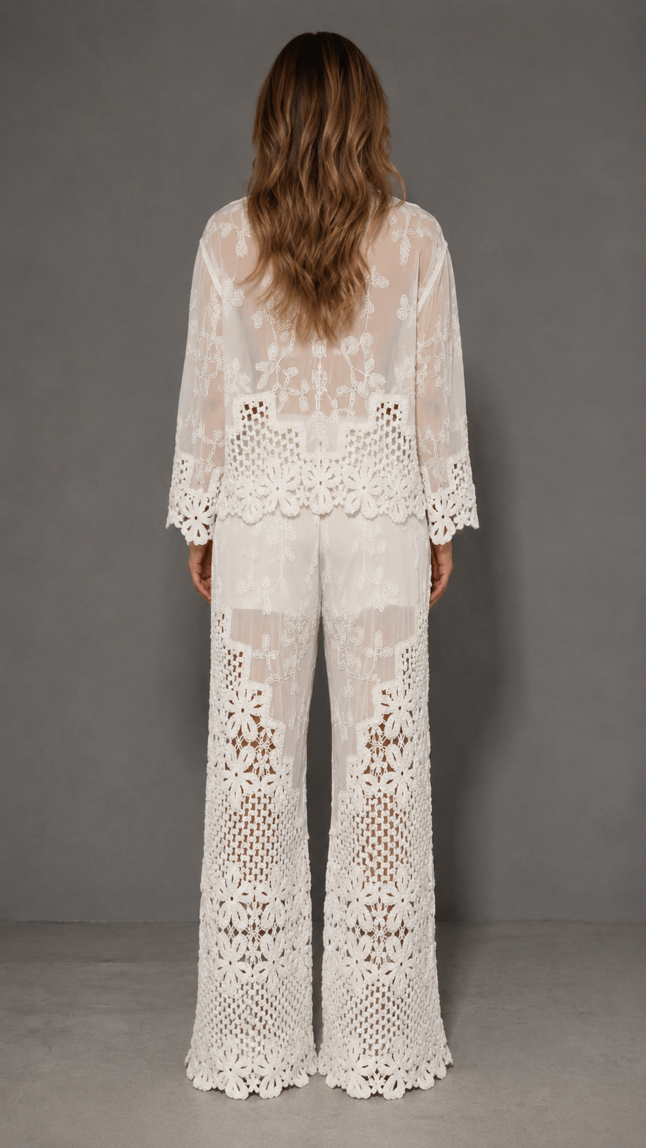 Embroidered Lace Set