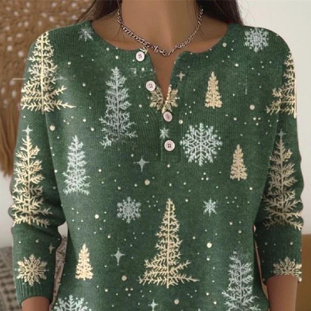 Christmas 3D Digital Print T-Shirt Women