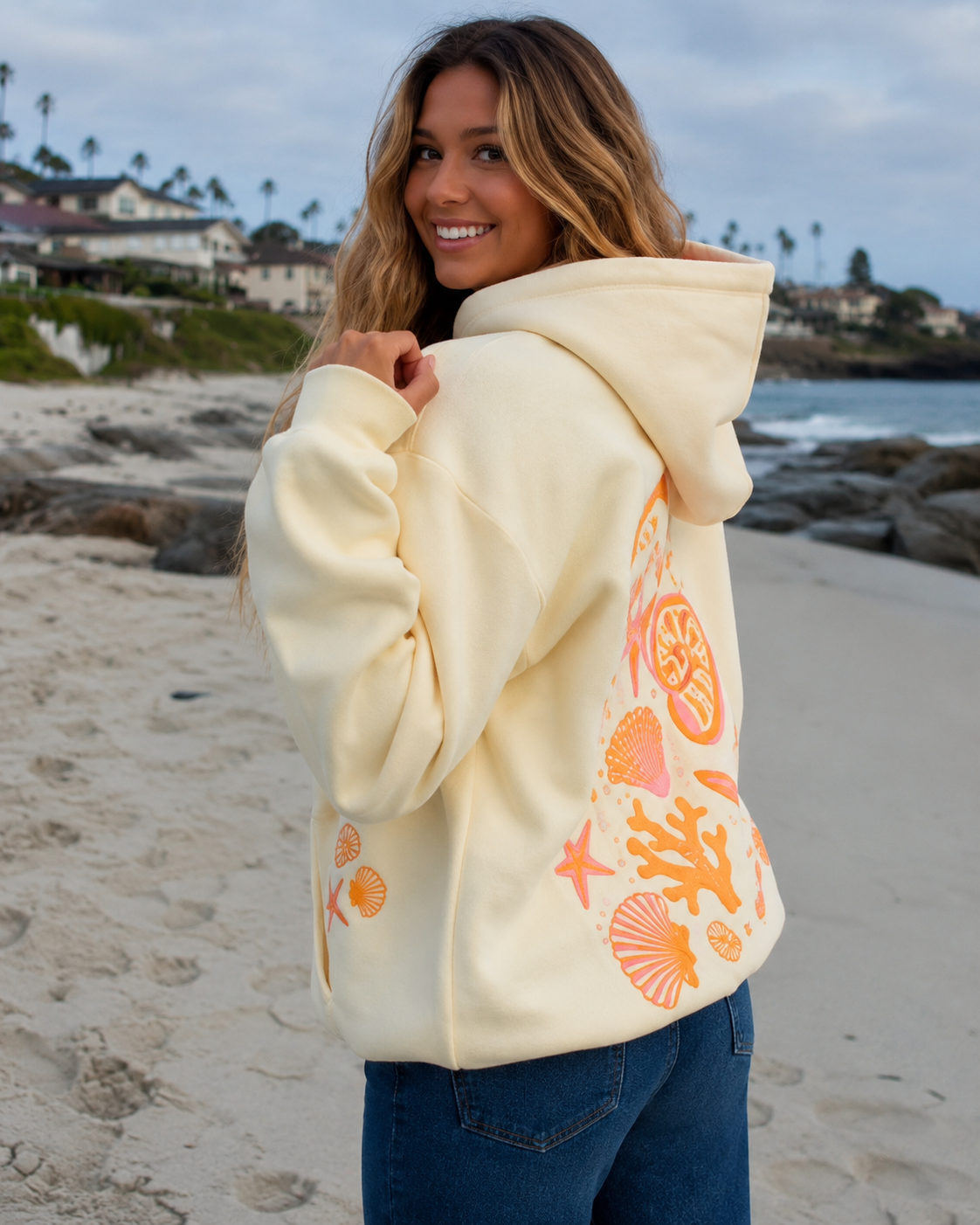Coastal Breeze Oversized Hoodie