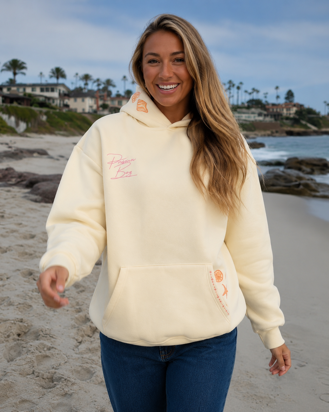 Coastal Breeze Oversized Hoodie