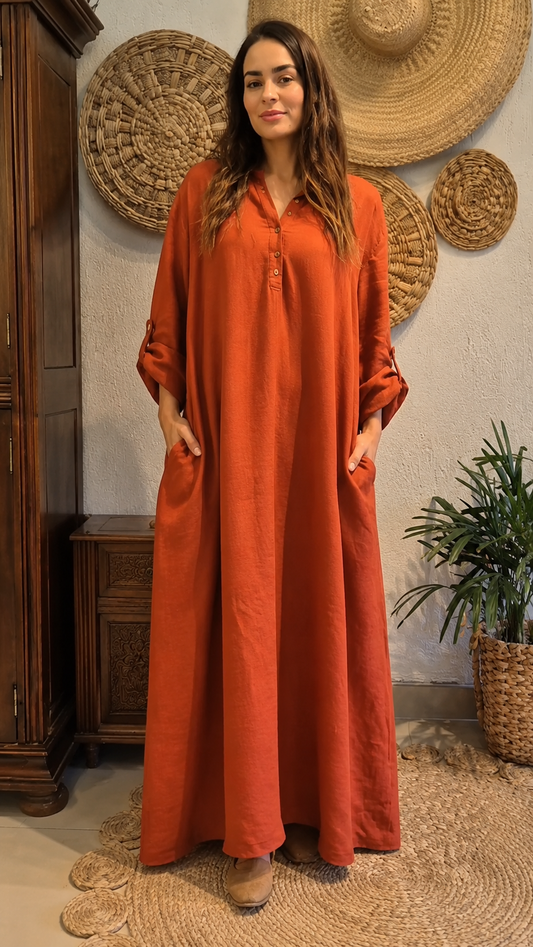 Relaxed Boho Maxi Dress