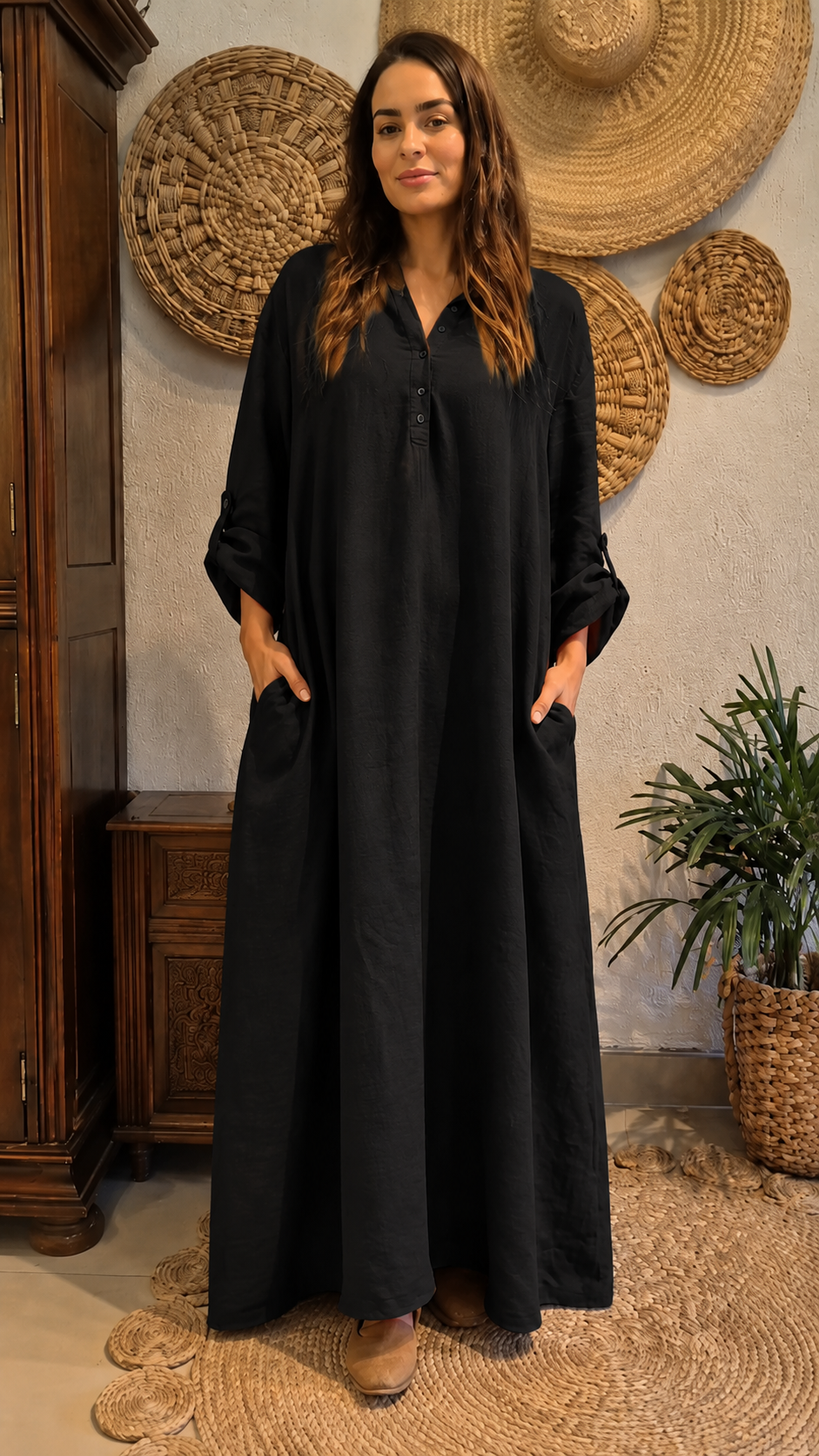 Relaxed Boho Maxi Dress