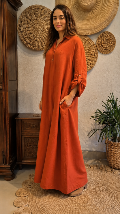 Relaxed Boho Maxi Dress