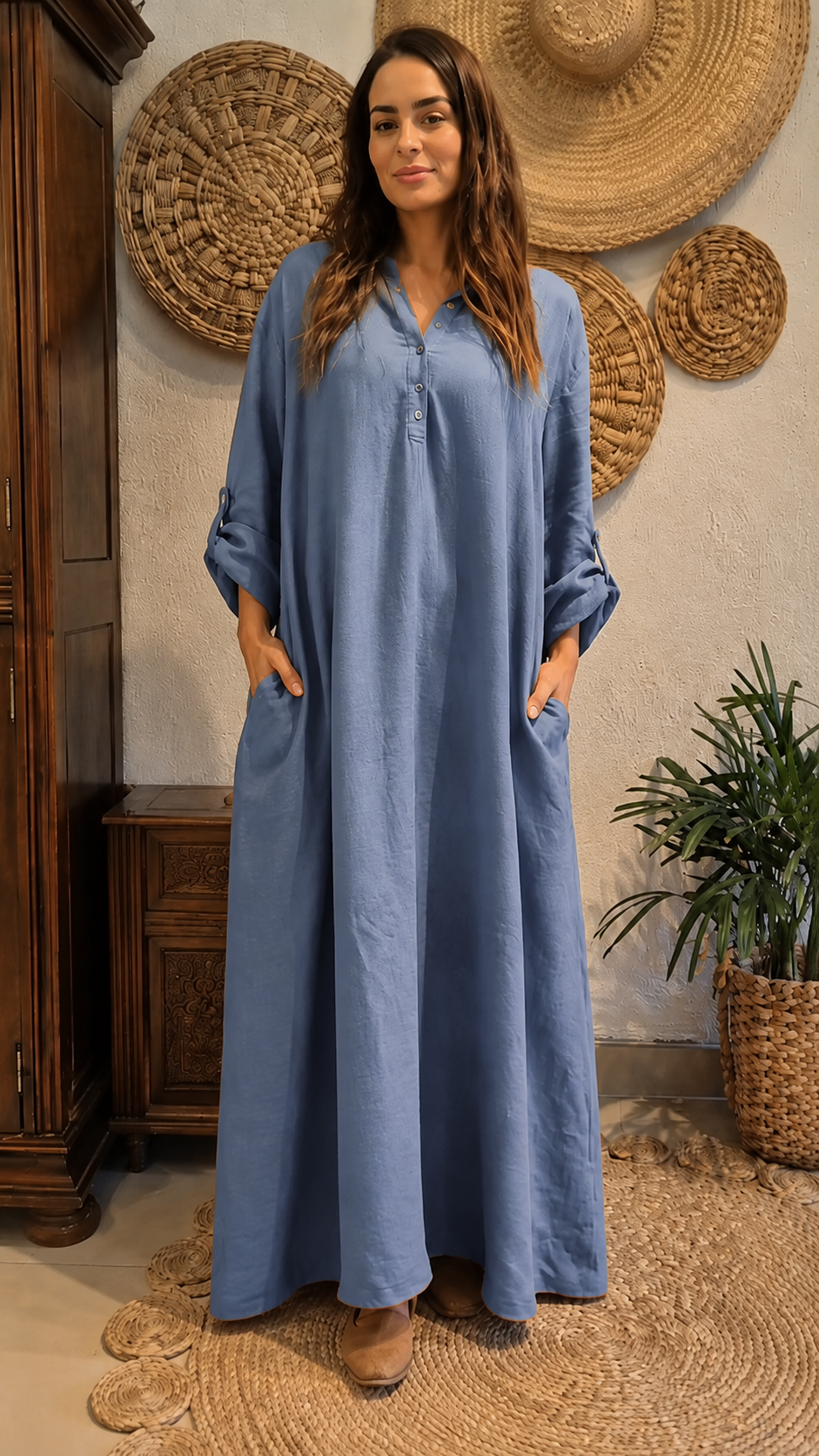 Relaxed Boho Maxi Dress