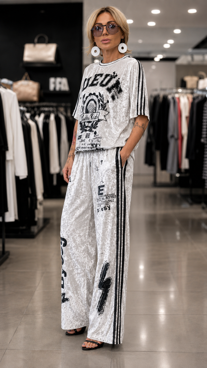 Luxe Velvet Graphic Lounge Set