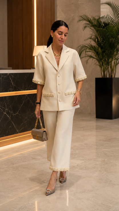 Monaco Luxe Tailored Two-Piece Set