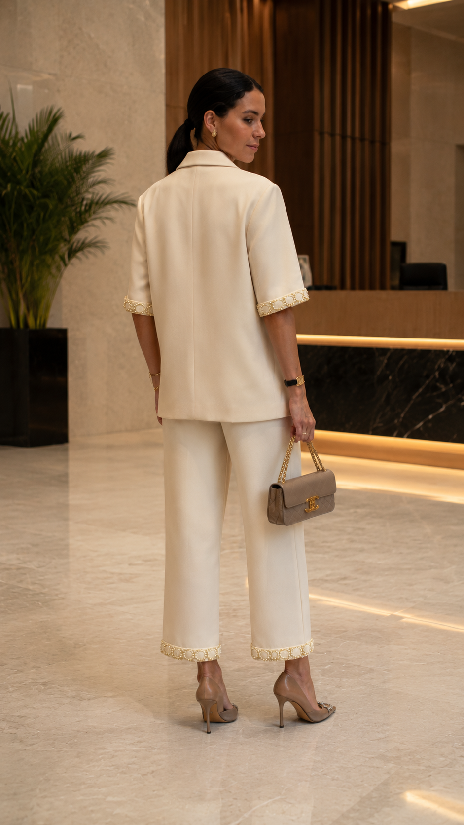 Monaco Luxe Tailored Two-Piece Set