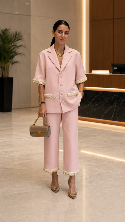 Monaco Luxe Tailored Two-Piece Set