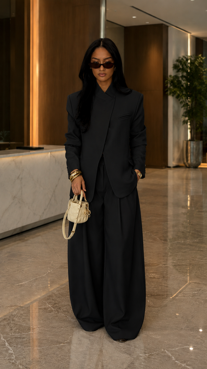 Limoncello Luxe Wide-Leg Suit Set