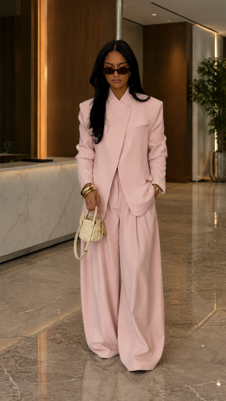 Limoncello Luxe Wide-Leg Suit Set